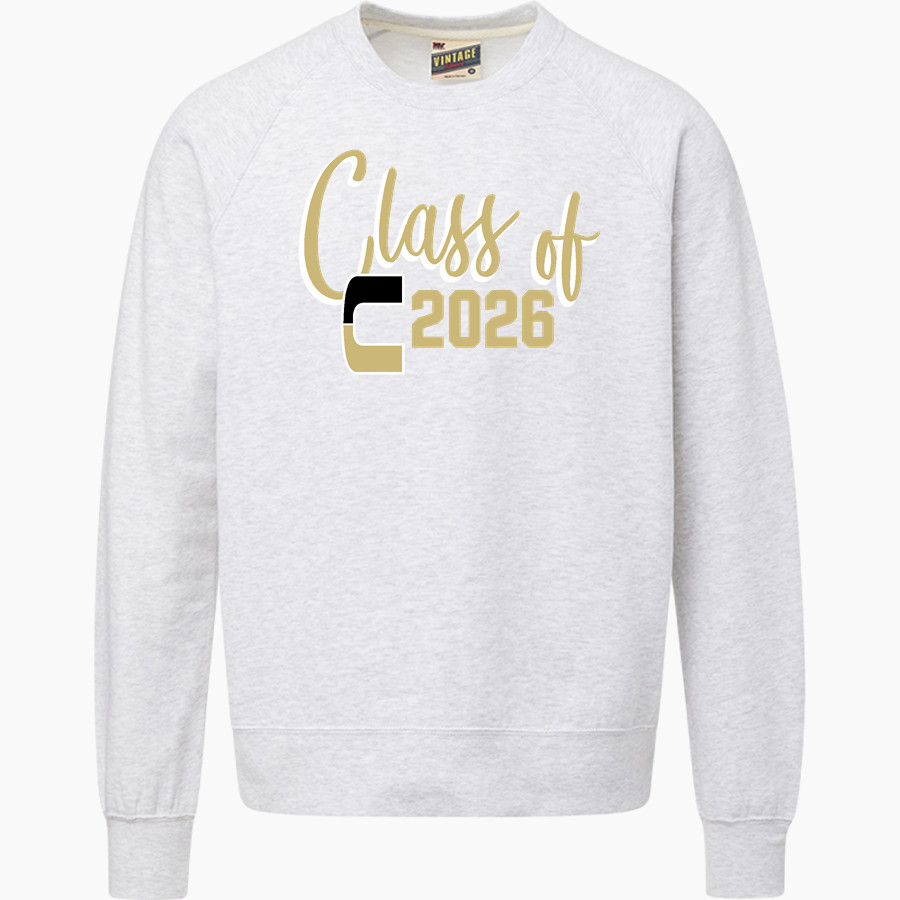 SPRINGFIELD CENTRAL HIGH SCHOOL GOLDEN EAGLES MV Sport Men's Vintage Fleece Crew