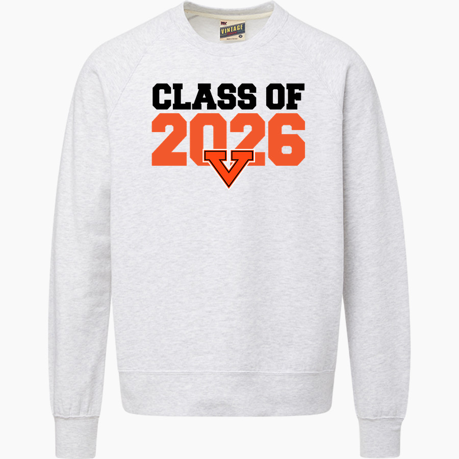 Parkside Vikings <span class="pdp-name-mascot">Parkside Vikings</span> MV Sport Men's Vintage Fleece Crew