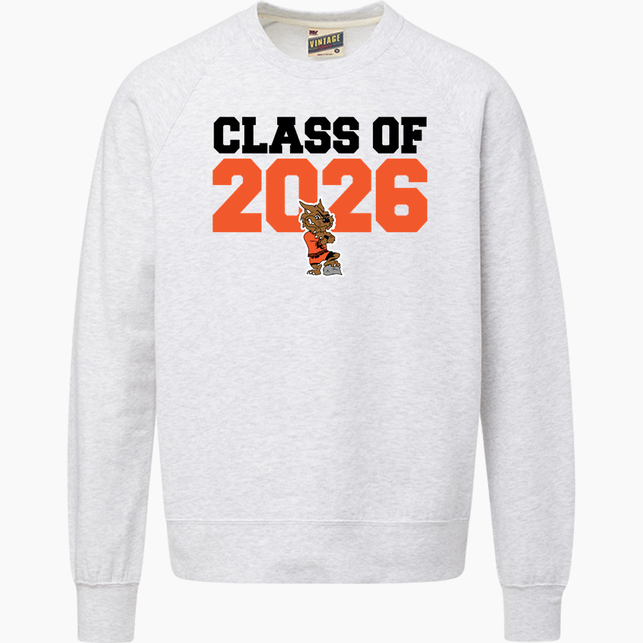 LYNN CAMP HIGH SCHOOL WILDCATS <span class="pdp-name-mascot">LYNN CAMP WILDCATS</span> MV Sport Men's Vintage Fleece Crew