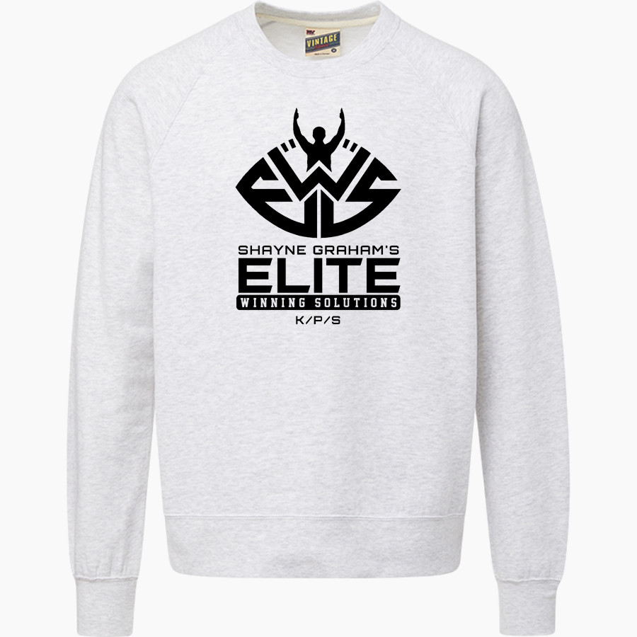 SHAYNE GRAHAM'S ELITE WINNING SOLUTIONS MV Sport Men's Vintage Fleece Crew