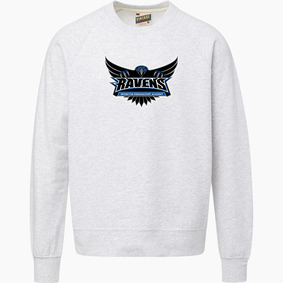 Irvington Community Schools Online Store <span class="pdp-name-mascot">Irvington Community Schools Ravens</span> MV Sport Men's Vintage Fleece Crew
