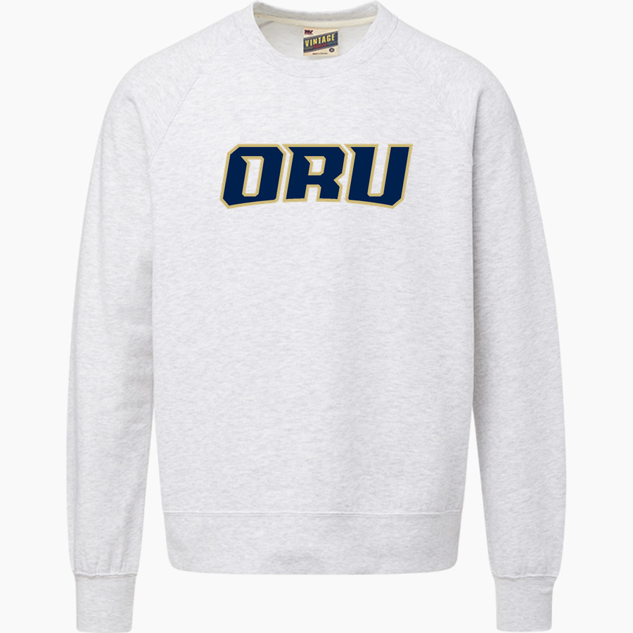 Oral Roberts Golden Eagles <span class="pdp-name-mascot">Oral Roberts Golden Eagles</span> MV Sport Men's Vintage Fleece Crew