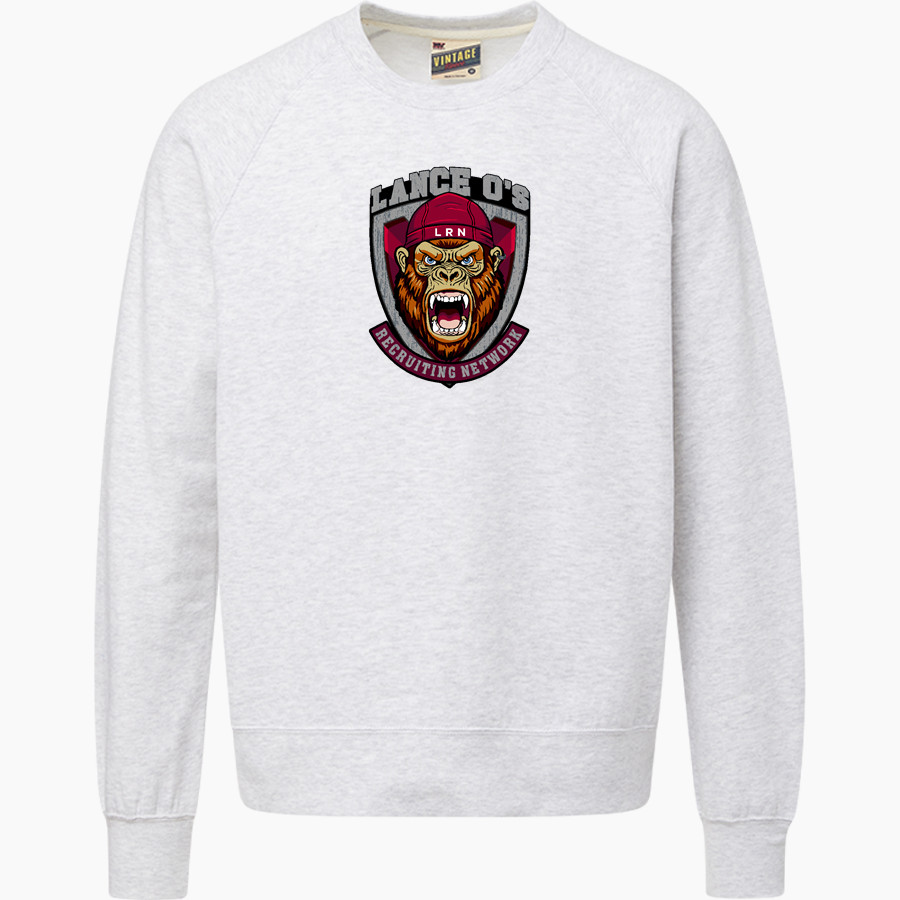 Lance O's Recruiting Network Lance O's Recruiting <span class="pdp-name-mascot">Lanceo's Recruiting Network</span> MV Sport Men's Vintage Fleece Crew