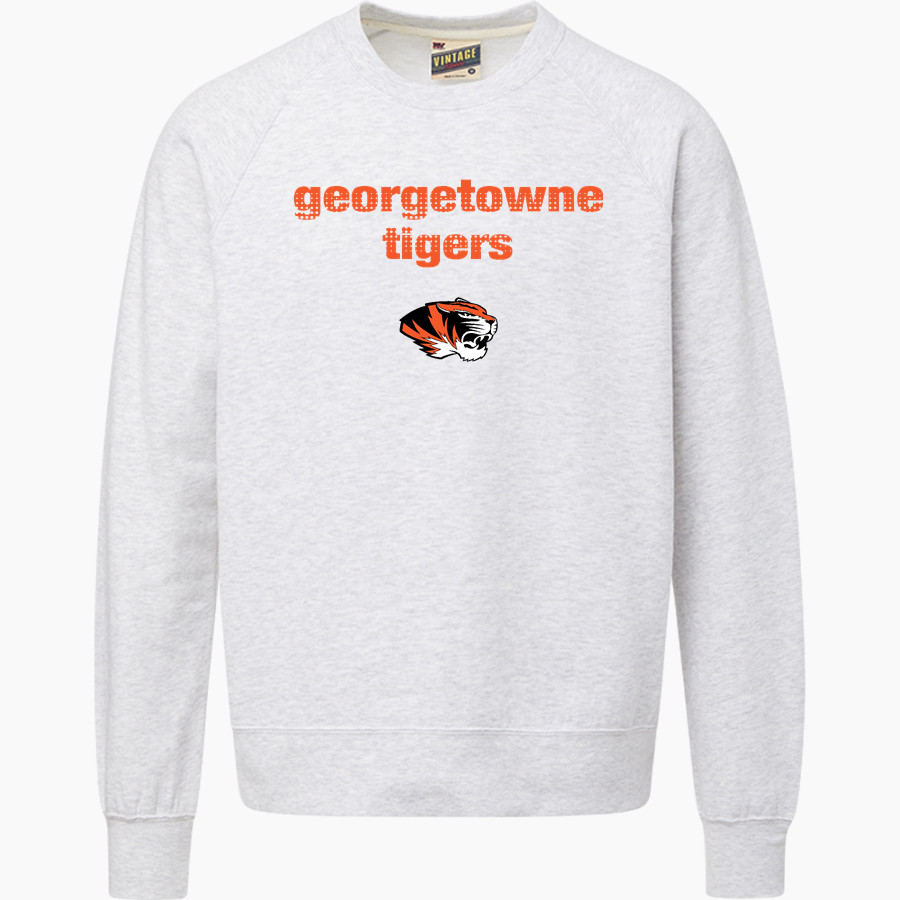 Georgetowne Tigers <span class="pdp-name-mascot">Georgetowne Tigers</span> MV Sport Men's Vintage Fleece Crew