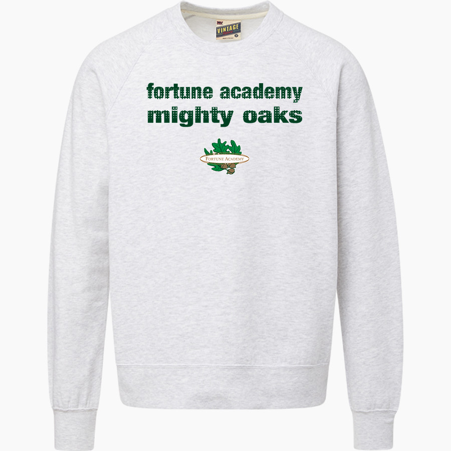 Fortune Academy Mighty Oaks online store MV Sport Men's Vintage Fleece Crew