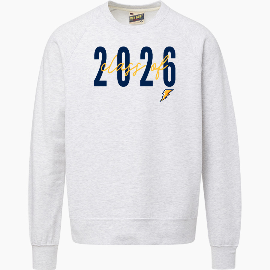 Marian Ancilla Chargers MV Sport Men's Vintage Fleece Crew