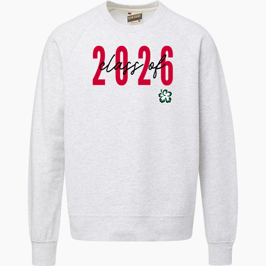 APIS Hawks <span class="pdp-name-mascot">Asia Pacific International GreenHawks</span> MV Sport Men's Vintage Fleece Crew