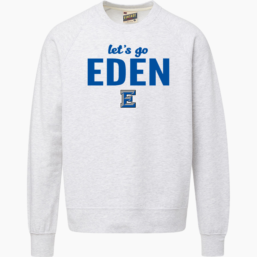 EDEN HIGH SCHOOL BULLDOGS <span class="pdp-name-mascot">EDEN BULLDOGS /LADY</span> MV Sport Men's Vintage Fleece Crew