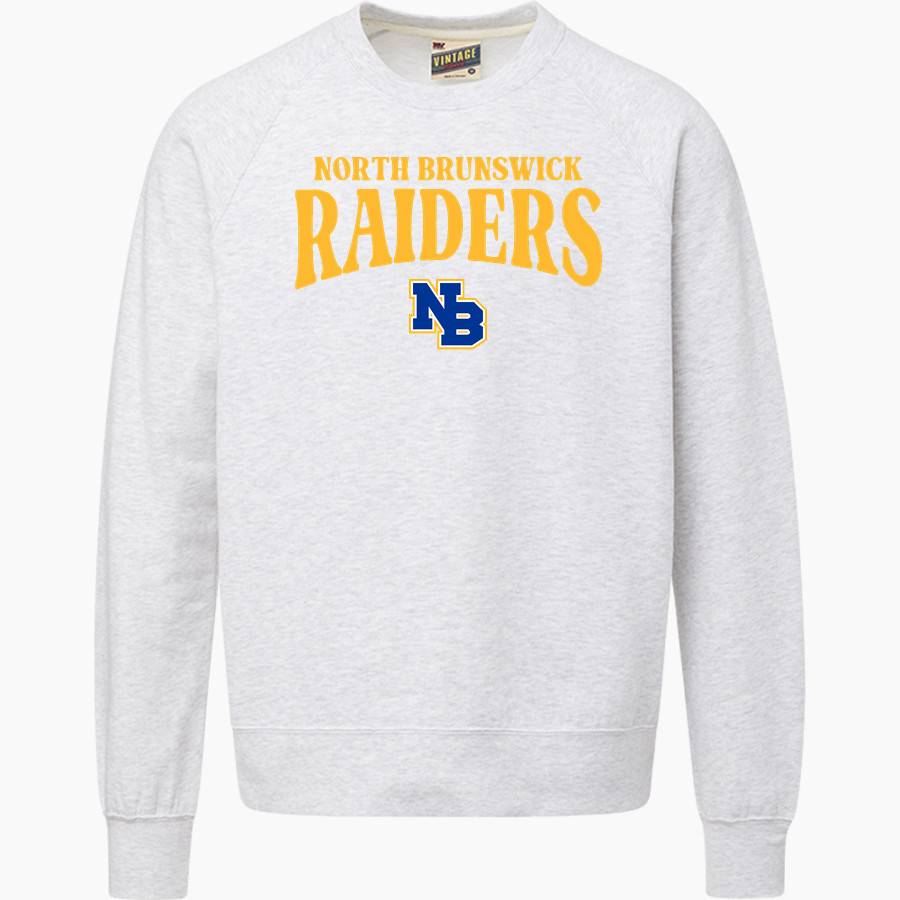 North Brunswick Raiders <span class="pdp-name-mascot">North Brunswick Raiders</span> MV Sport Men's Vintage Fleece Crew