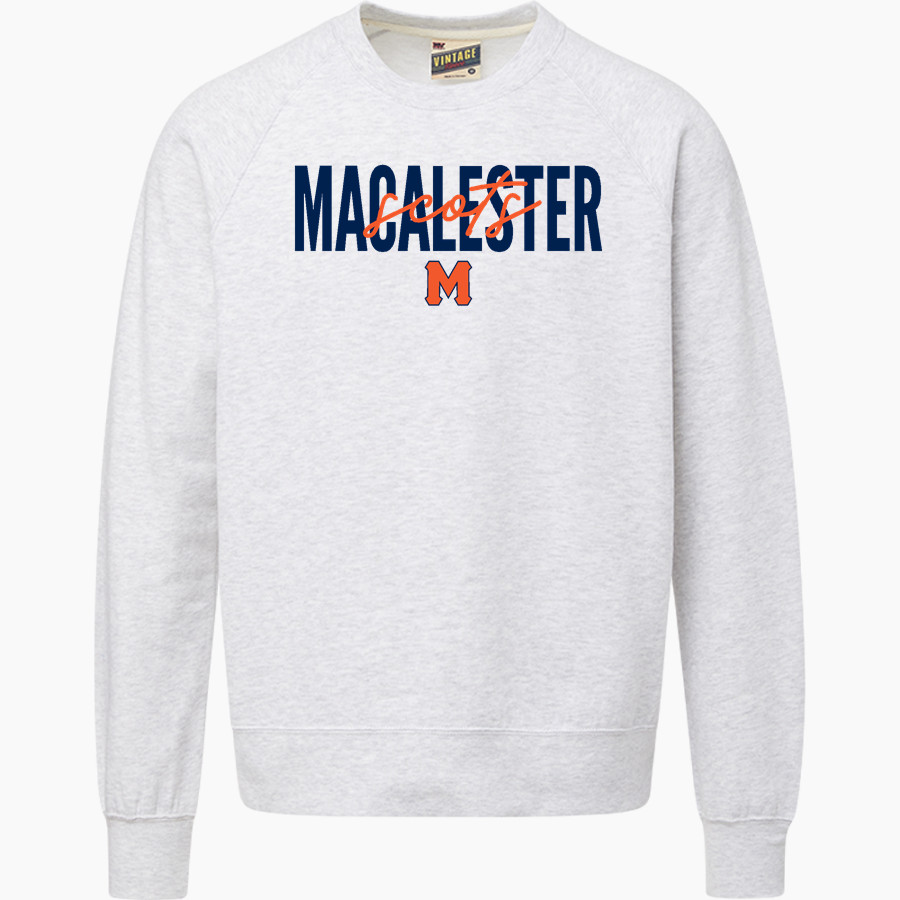Macalester Scots <span class="pdp-name-mascot">Macalester Scots</span> MV Sport Men's Vintage Fleece Crew