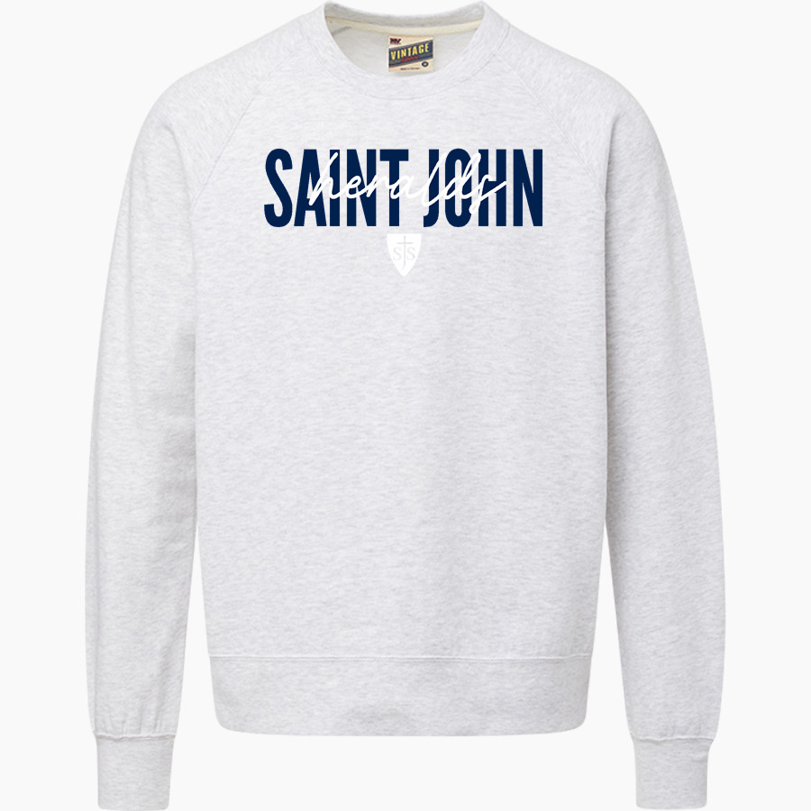 SAINT JOHN HERALDS <span class="pdp-name-mascot">SAINT JOHN HERALDS</span> MV Sport Men's Vintage Fleece Crew