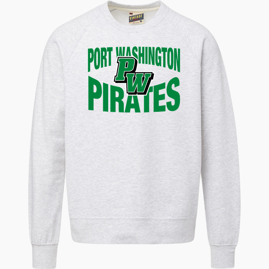 PORT WASHINGTON HIGH SCHOOL PIRATES <span class="pdp-name-mascot">PORT WASHINGTON PIRATES</span> MV Sport Men's Vintage Fleece Crew