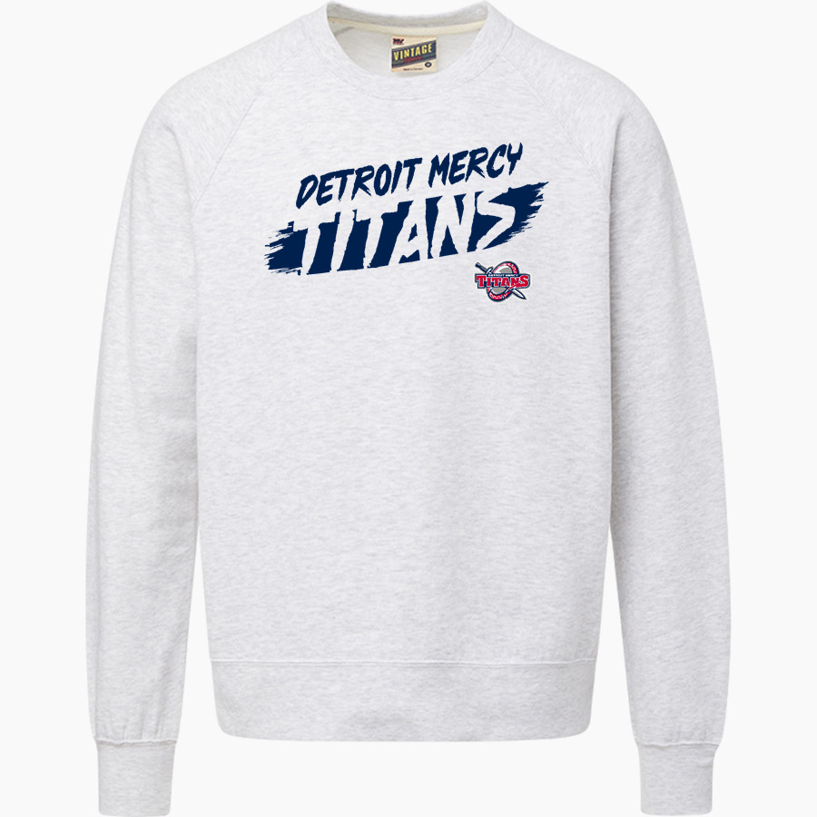Detroit Mercy Titans Sideline Store <span class="pdp-name-mascot">UDM Titans</span> MV Sport Men's Vintage Fleece Crew