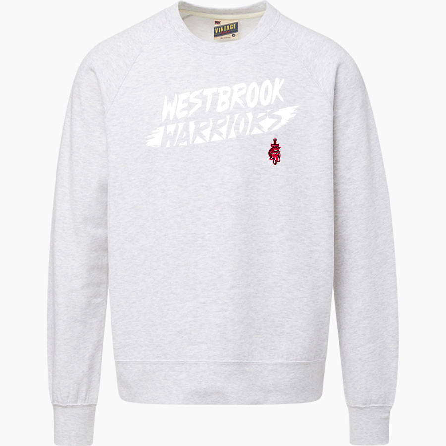 Westbrook Warriors MV Sport Men's Vintage Fleece Crew