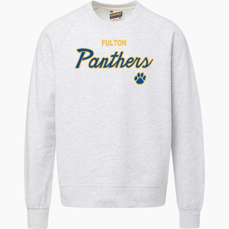 Fulton Panthers <span class="pdp-name-mascot">Fulton Jr. High School Panthers</span> MV Sport Men's Vintage Fleece Crew