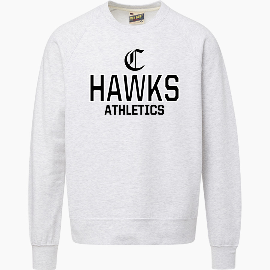 CISTERCIAN PREPARATORY SCHOOL HAWKS <span class="pdp-name-mascot">CISTERCIAN HAWKS</span> MV Sport Men's Vintage Fleece Crew