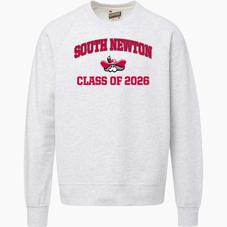 South Newton Middle School MV Sport Men's Vintage Fleece Crew