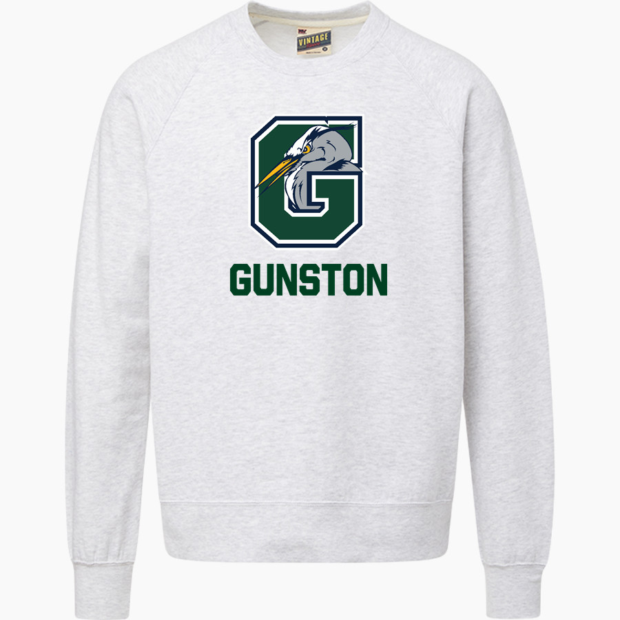 Gunston Herons MV Sport Men's Vintage Fleece Crew