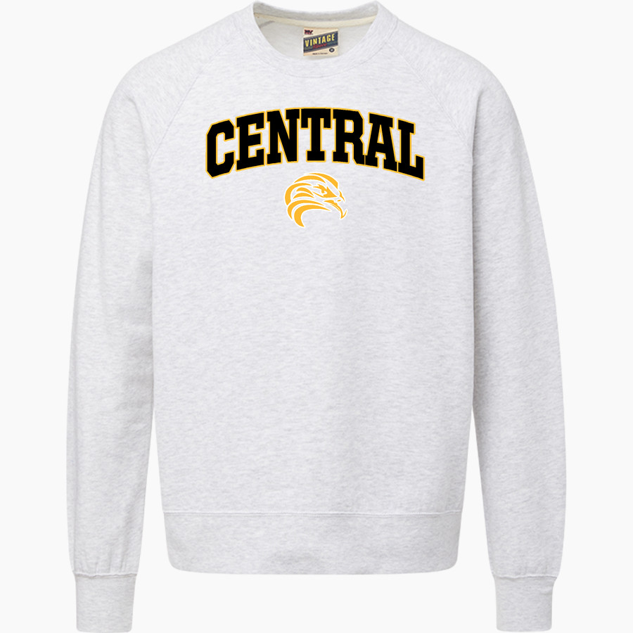 CENTRAL TECH SCHOOL FALCONS <span class="pdp-name-mascot">CENTRAL FALCONS</span> MV Sport Men's Vintage Fleece Crew