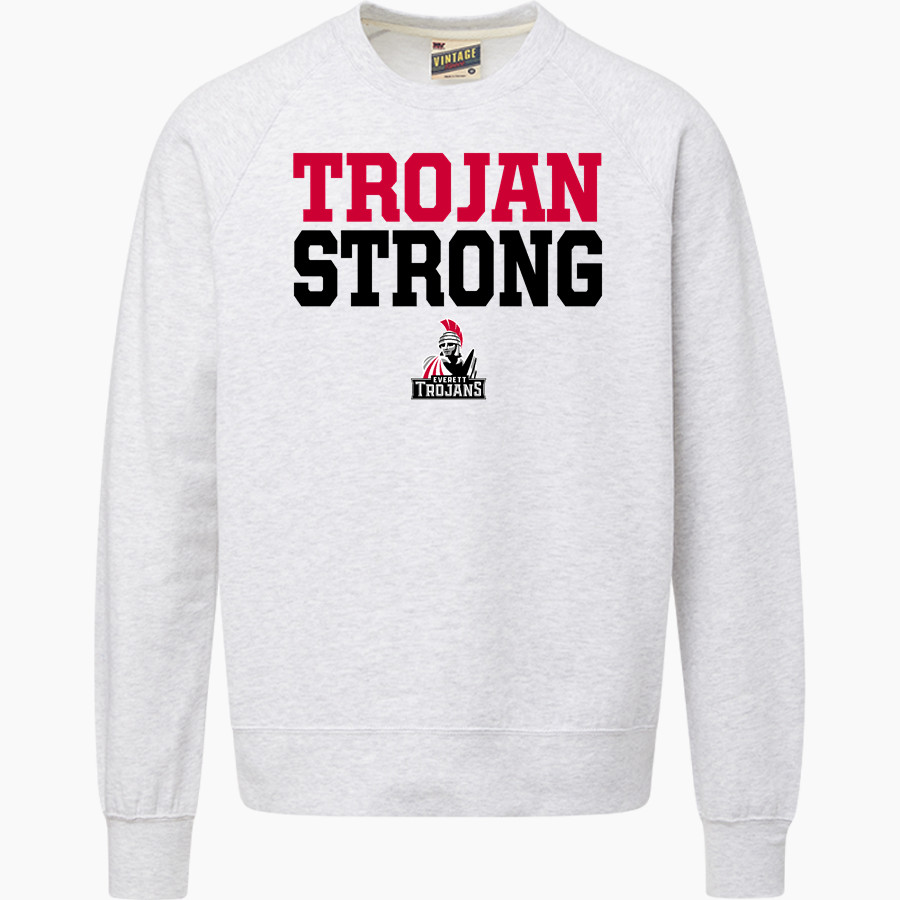 Everett Trojan <span class="pdp-name-mascot">Everett Trojans</span> MV Sport Men's Vintage Fleece Crew