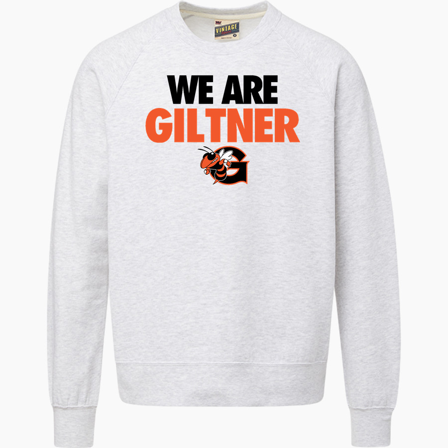 Giltner Hornets MV Sport Men's Vintage Fleece Crew