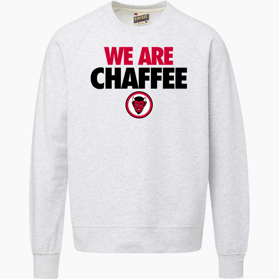 Chaffee Red Devils <span class="pdp-name-mascot">Chaffee Schools Red Devils</span> MV Sport Men's Vintage Fleece Crew