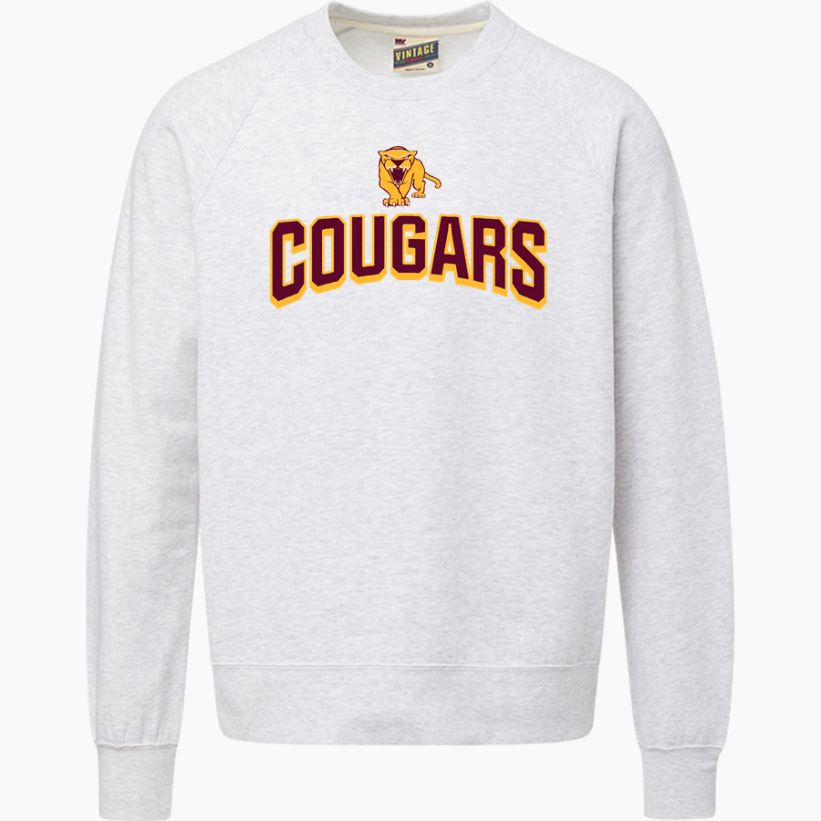 University of Minnesota Morris Cougars <span class="pdp-name-mascot">University of Minnesota Morris Cougars</span> MV Sport Men's Vintage Fleece Crew