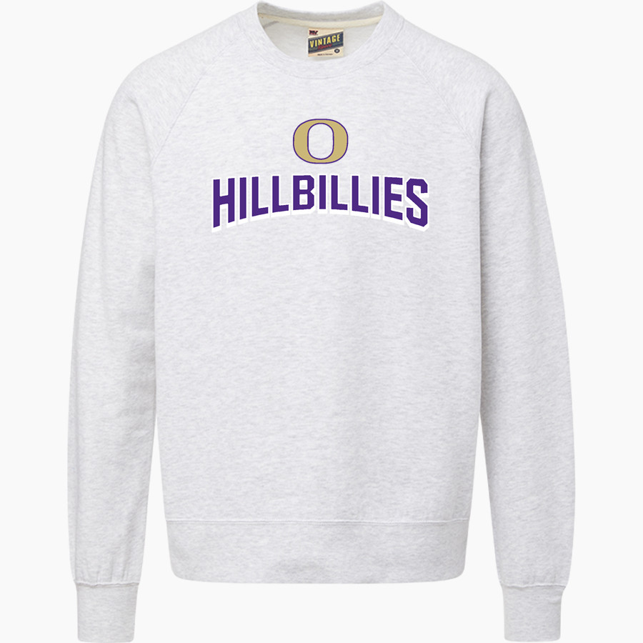 OZARK HIGH SCHOOL HILLBILLIES <span class="pdp-name-mascot">OZARK HILLBILLIES</span> MV Sport Men's Vintage Fleece Crew