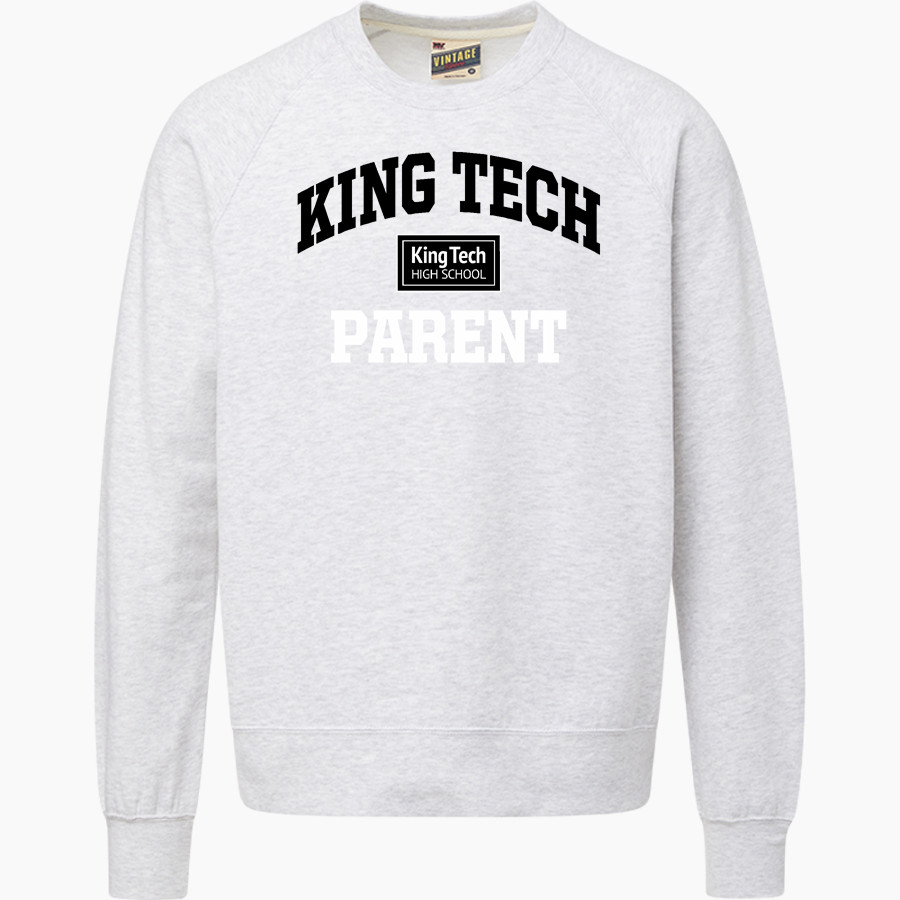 King Tech High School Online Apparel Store <span class="pdp-name-mascot">King Tech High School</span> MV Sport Men's Vintage Fleece Crew