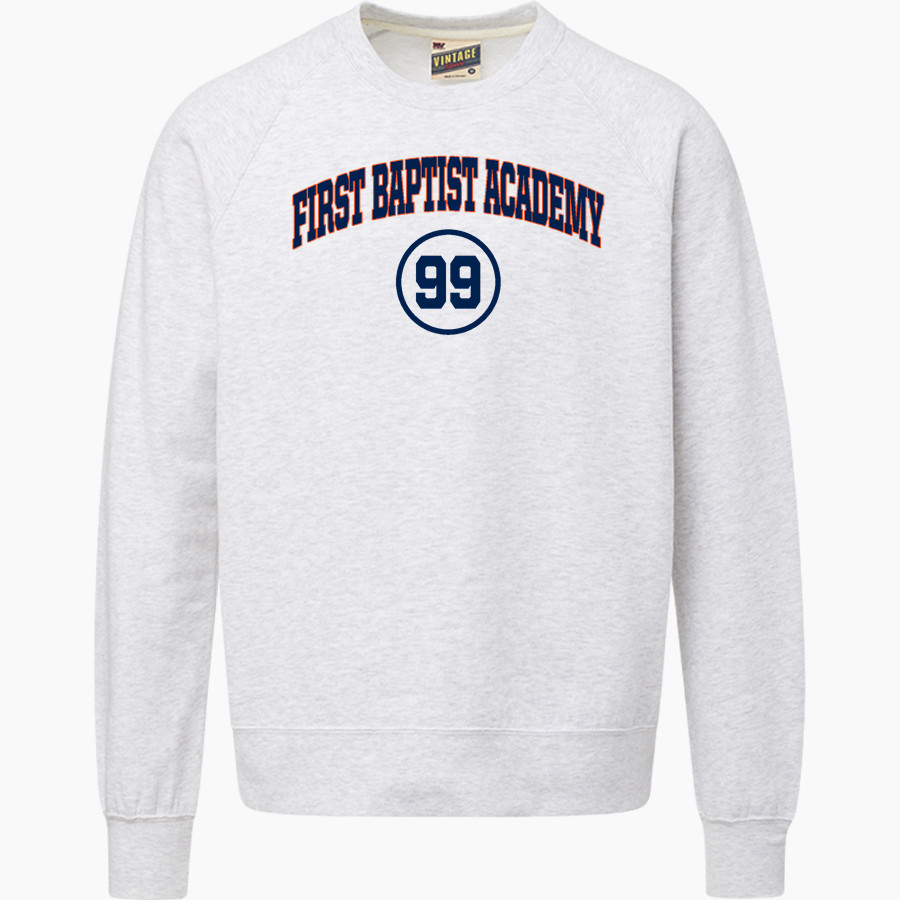 First Baptist Academy Lions <span class="pdp-name-mascot">First Baptist Academy Lions</span> MV Sport Men's Vintage Fleece Crew