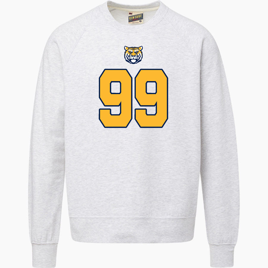 Notre Dame Belmont Tigers MV Sport Men's Vintage Fleece Crew