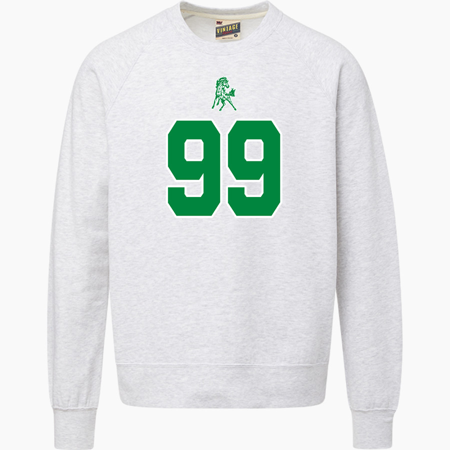 MORIARTY HIGH SCHOOL PINTOS MV Sport Men's Vintage Fleece Crew