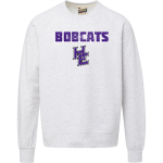 HYDRO-EAKLY HIGH SCHOOL BOBCATS <span class="pdp-name-mascot">HYDRO - EAKLY BOBCATS</span> MV Sport Men's Vintage Fleece Crew Front Thumbnail