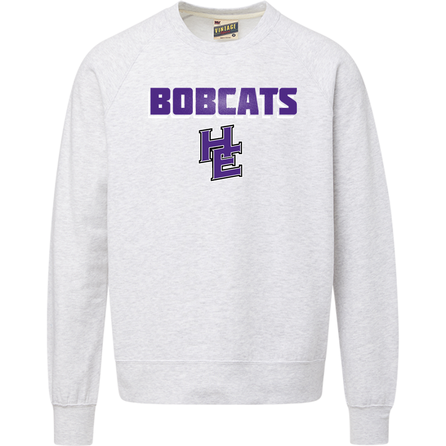 HYDRO-EAKLY HIGH SCHOOL BOBCATS <span class="pdp-name-mascot">HYDRO - EAKLY BOBCATS</span> MV Sport Men's Vintage Fleece Crew
