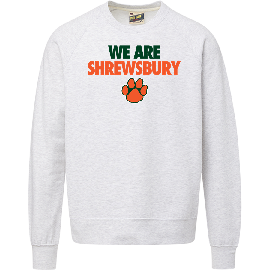 Shrewsbury Tigers <span class="pdp-name-mascot">Shrewsbury Travel Basketball Tigers</span> MV Sport Men's Vintage Fleece Crew