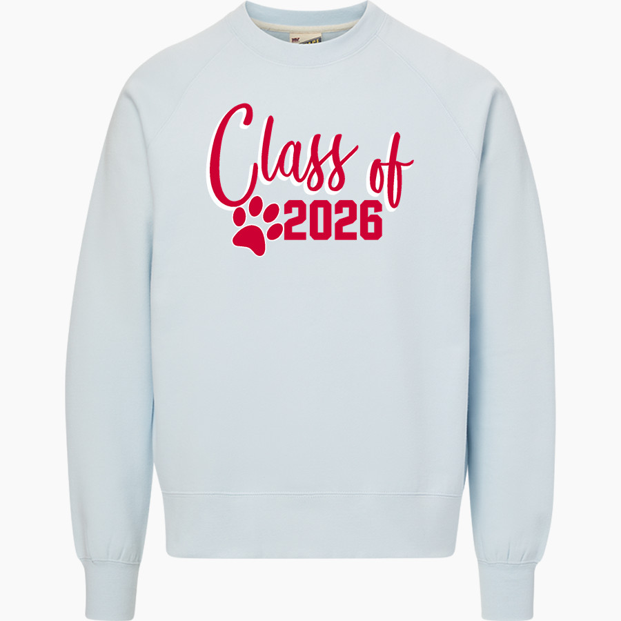 CROW HIGH SCHOOL Cougars Online Store MV Sport Men's Vintage Fleece Crew