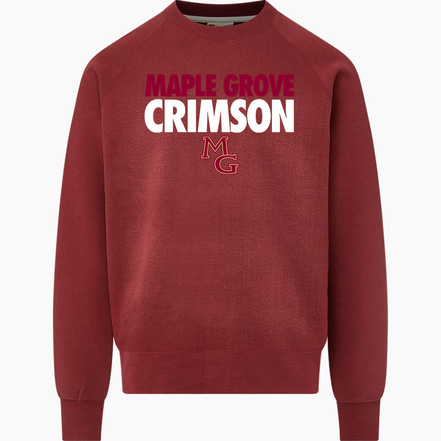 Maple Grove Crimson <span class="pdp-name-mascot">Maple Grove Crimson</span> MV Sport Men's Vintage Fleece Crew