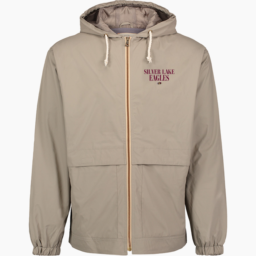SILVER LAKE HIGH SCHOOL EAGLES <span class="pdp-name-mascot">SILVER LAKE EAGLES</span> MV Sport Weatherproof Vintage Men's Hooded Rain Jacket