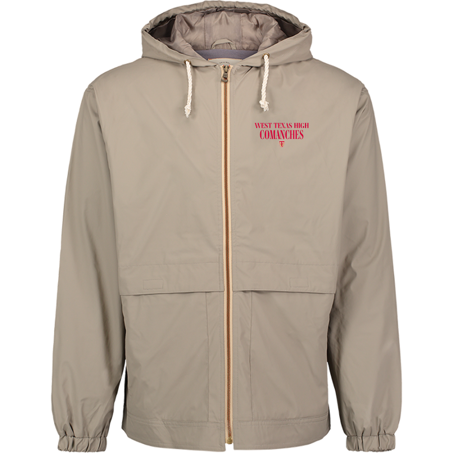 WEST TEXAS HIGH COMANCHES <span class="pdp-name-mascot">WEST TEXAS HIGH COMANCHES</span> MV Sport Weatherproof Vintage Men's Hooded Rain Jacket