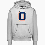 Oswego Panthers MV Sport Men's Pro-Weave Contrast Stitch Hoodie Front Thumbnail