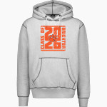 BRIGHTON HIGH SCHOOL BENGALS MV Sport Men's Pro-Weave Contrast Stitch Hoodie Front Thumbnail