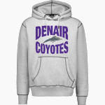 DENAIR HIGH SCHOOL COYOTES <span class="pdp-name-mascot">DENAIR COYOTES</span> MV Sport Men's Pro-Weave Contrast Stitch Hoodie Front Thumbnail