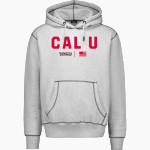 California University of Pennsylvania MV Sport Men's Pro-Weave Contrast Stitch Hoodie Front Thumbnail