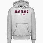 Heartland Huskie <span class="pdp-name-mascot">Heartland Community Schools Huskies</span> MV Sport Men's Pro-Weave Contrast Stitch Hoodie Front Thumbnail