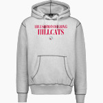 Hillsboro-Deering School District HILLCAT PRIDE <span class="pdp-name-mascot">Hillsboro-Deering Hillcats</span> MV Sport Men's Pro-Weave Contrast Stitch Hoodie Front Thumbnail