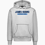 James Island Christian LIONS official sideline store MV Sport Men's Pro-Weave Contrast Stitch Hoodie Front Thumbnail