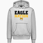 Hawaii Baptist Eagles <span class="pdp-name-mascot">HBA Eagles</span> MV Sport Men's Pro-Weave Contrast Stitch Hoodie Front Thumbnail