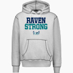 AUBURN RIVERSIDE HIGH SCHOOL RAVENS MV Sport Men's Pro-Weave Contrast Stitch Hoodie Front Thumbnail