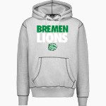 Bremen Athletics Sideline Store <span class="pdp-name-mascot">Bremen Lions</span> MV Sport Men's Pro-Weave Contrast Stitch Hoodie Front Thumbnail