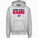 Bluefield University Sideline Store <span class="pdp-name-mascot">Bluefield University</span> MV Sport Men's Pro-Weave Contrast Stitch Hoodie Front Thumbnail